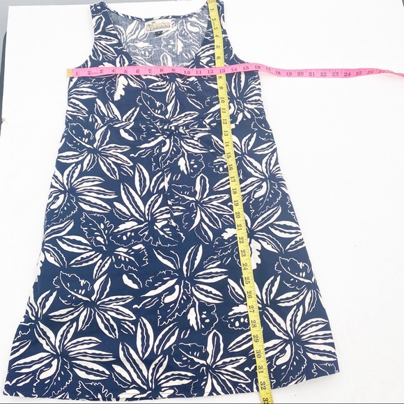 PATAGONIA I Pataloha Limited Edition Tropical Navy Floral Dress Organic Cotton 2 - Picture 5 of 11